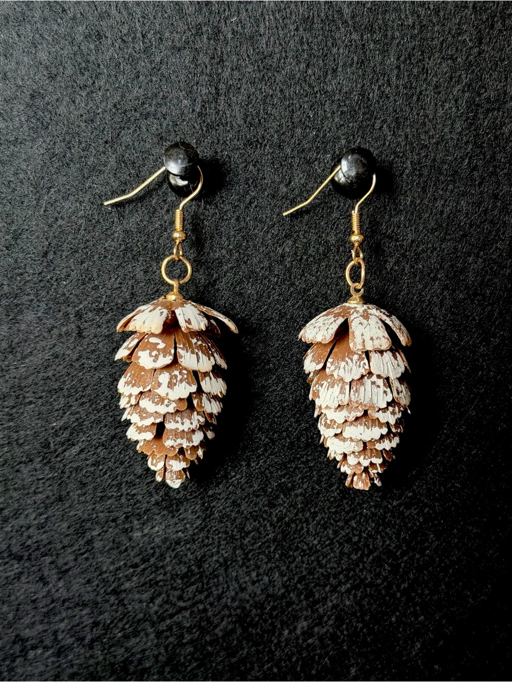Festively Fall Pinecone Drop Earrings - Women Jewelry
